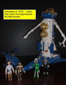 Microman & Acroyear meet vintage C-3PO and Luke Skywalker