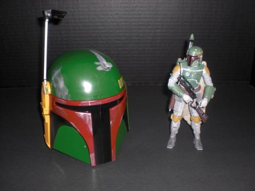 The Boba Fett stein does not include the six-inch Black Series Boba Fett , which is pictured here for size-reference.