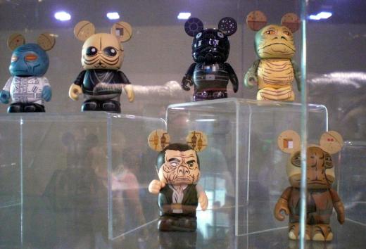 Each vinylmation character is 3 inches tall
