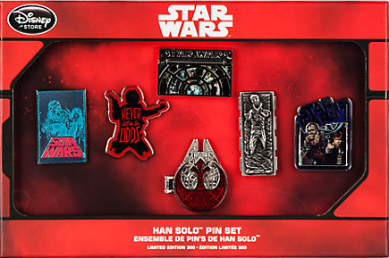 Boxed "Han Solo Pin Set" (Ltd. Ed. 300 / $119.95)