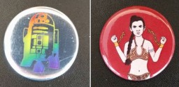 unique Star Wars buttons from Martha Arellano