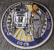 Steele Smith made 500 of these patches honoring the late Kenny Baker (R2-D2)