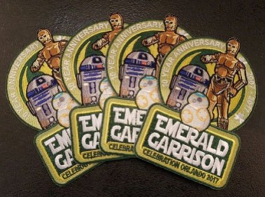 Emerald Garrison patches all the way from Ireland, courtesy of Michael Pierce
